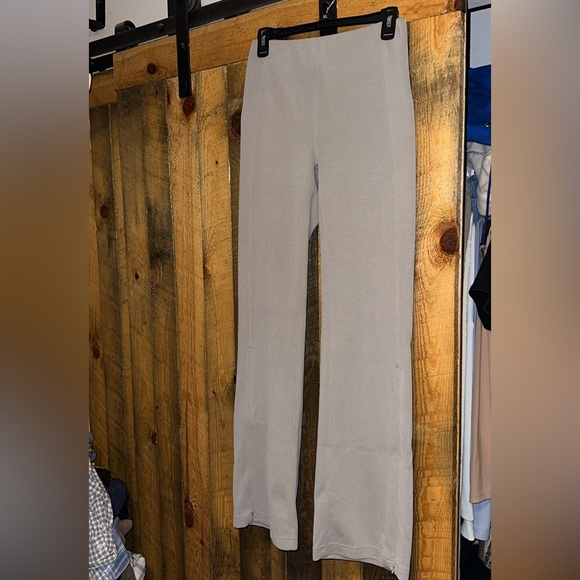 Lululemon brushed soft stream ribbed zip flare pant - Picture 1 of 2